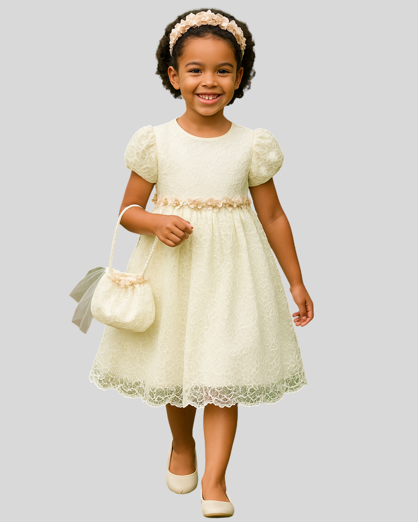 Ivory Blossom Princess Dress Set