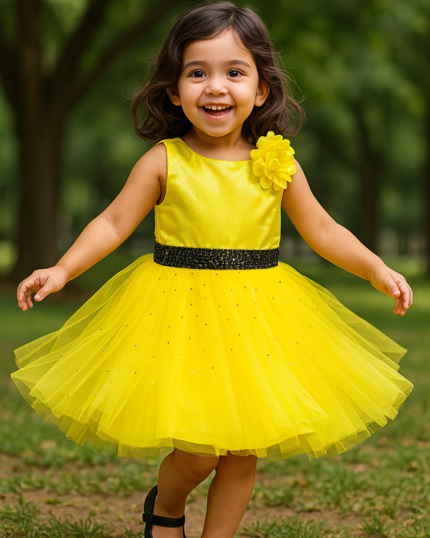 Sunshine Sparkle Party Dress
