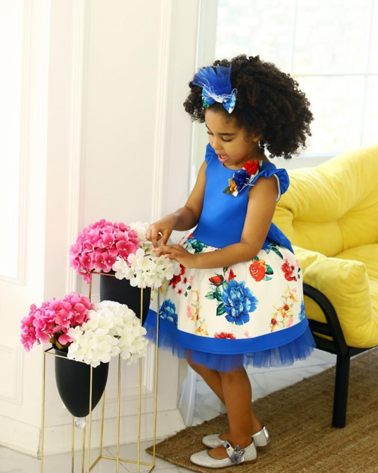 Blue Blossom Bloom Dress