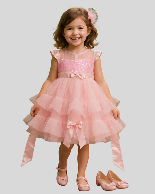 Blush Sparkle Princess Frock