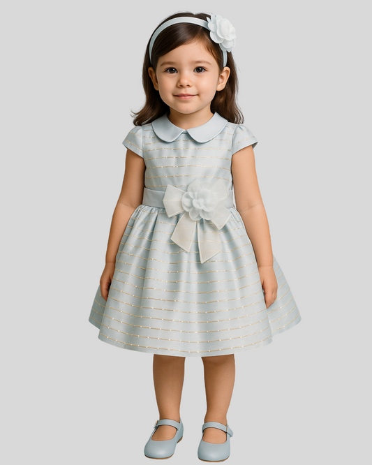 Bluebell Bow Baby Dress Set