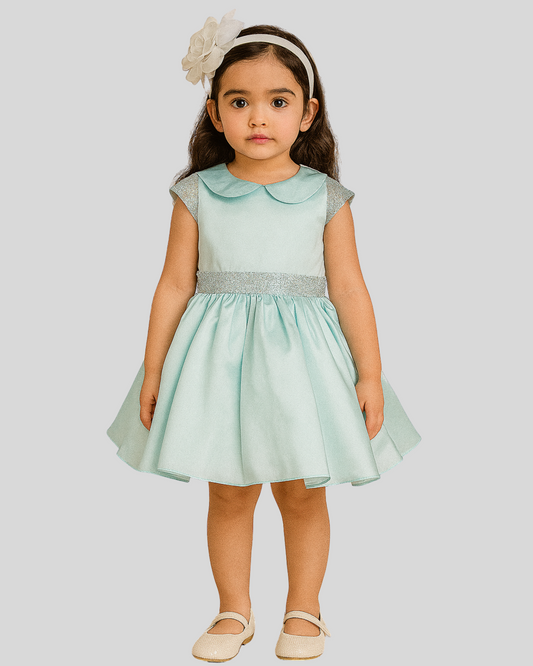 Mint Sparkle Princess Dress