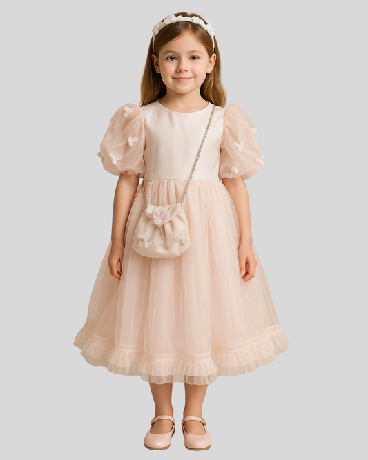 Flutter Blush Gown Set