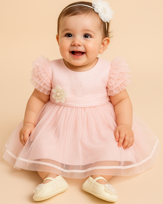 Rosy Ruffle Baby Set