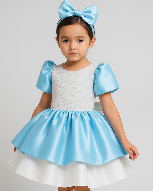 Bluebell Bow Baby Dress