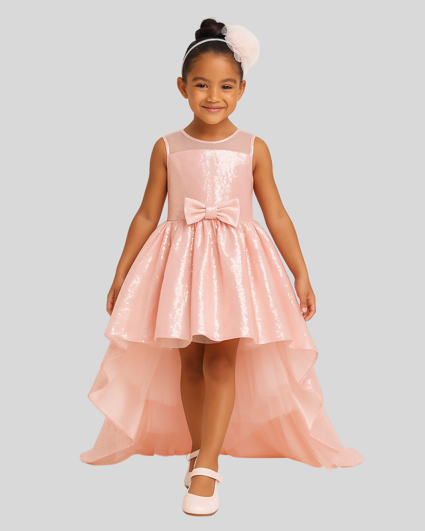 Blush Sparkle Princess Gown