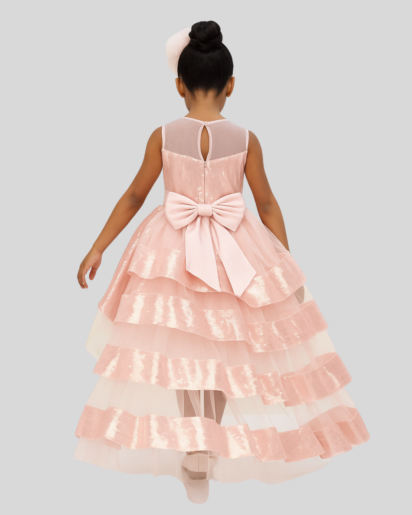 Blush Sparkle Princess Gown