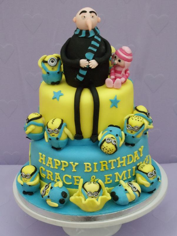 despicable me cake for girls