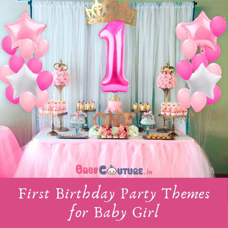 1st birthday party princess themes for girls