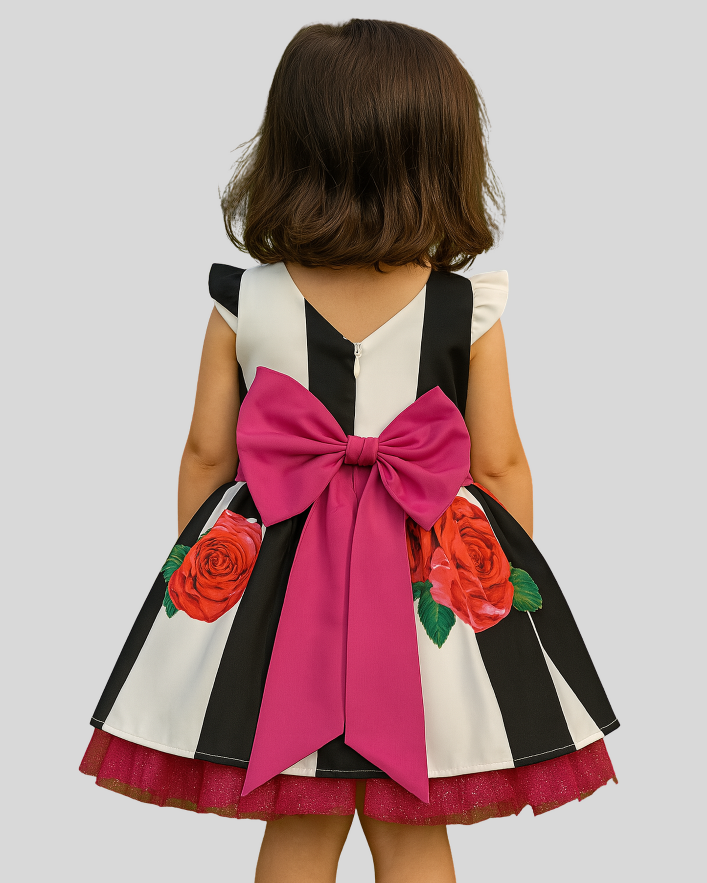 Rosabelle Stripe Bloom Dress