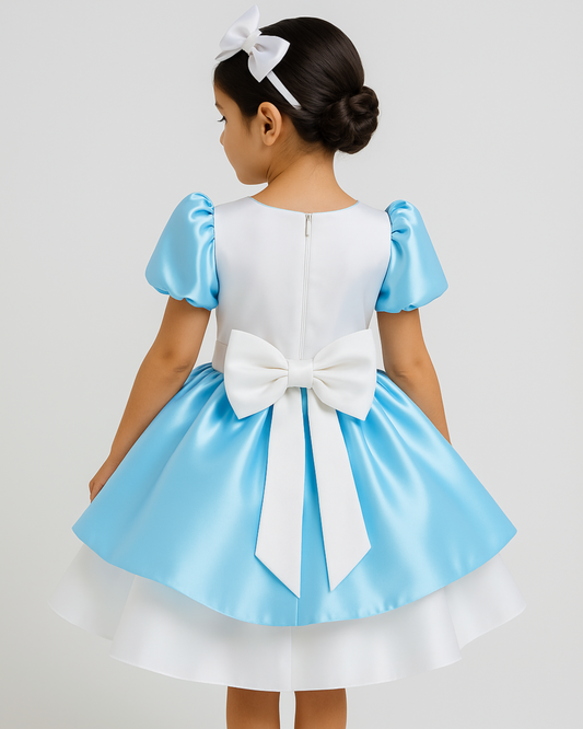 Bluebell Bow Baby Dress