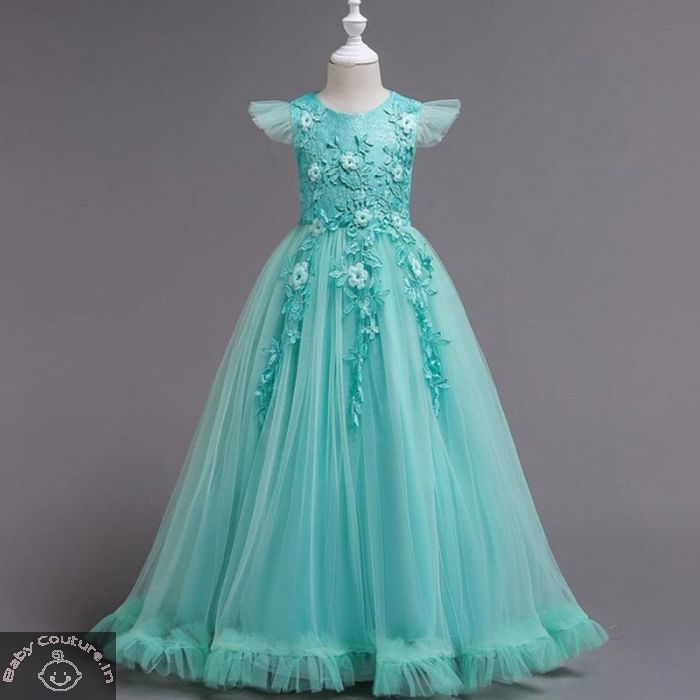 kids party wear gown